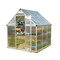 Palram - Canopia Palram Nature Series Mythos Hobby Greenhouse - 6 x 6 Silver